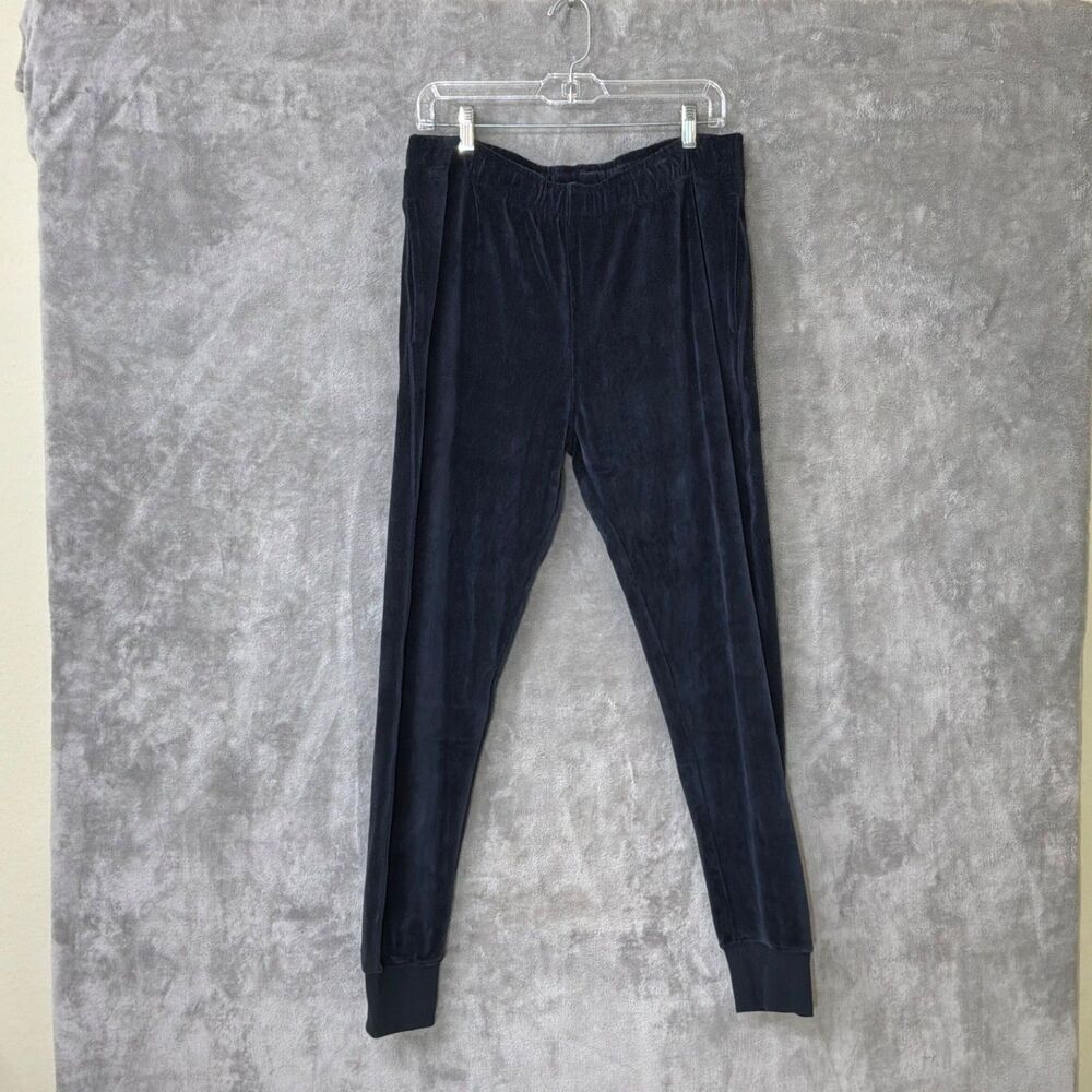 NWT Todd Snyder Velour Jogger pants Mens M Blue Tapered Drawstring Portugal